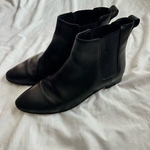 J. Crew Black Ankle Boots